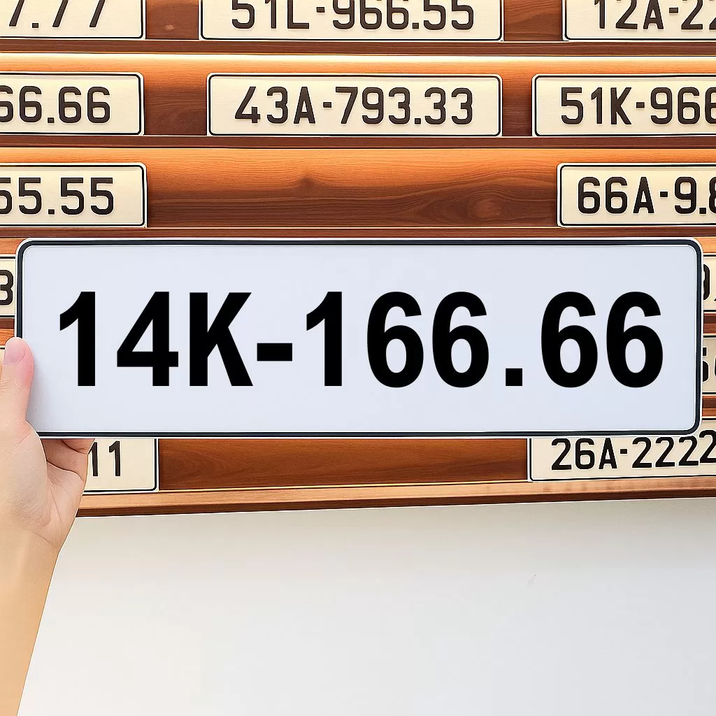 Biển số 14K-166.66