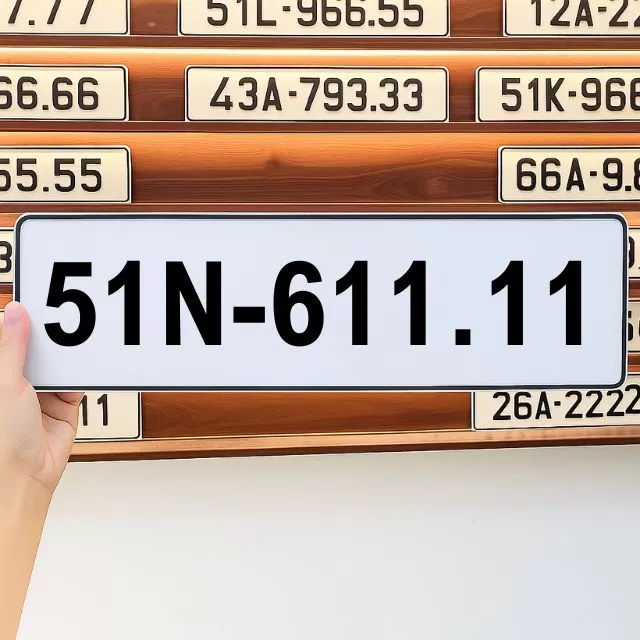 Biển số 51N-611.11