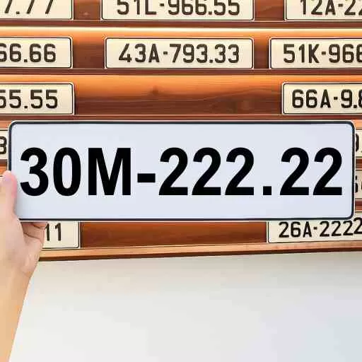 Biển số 30M-222.22