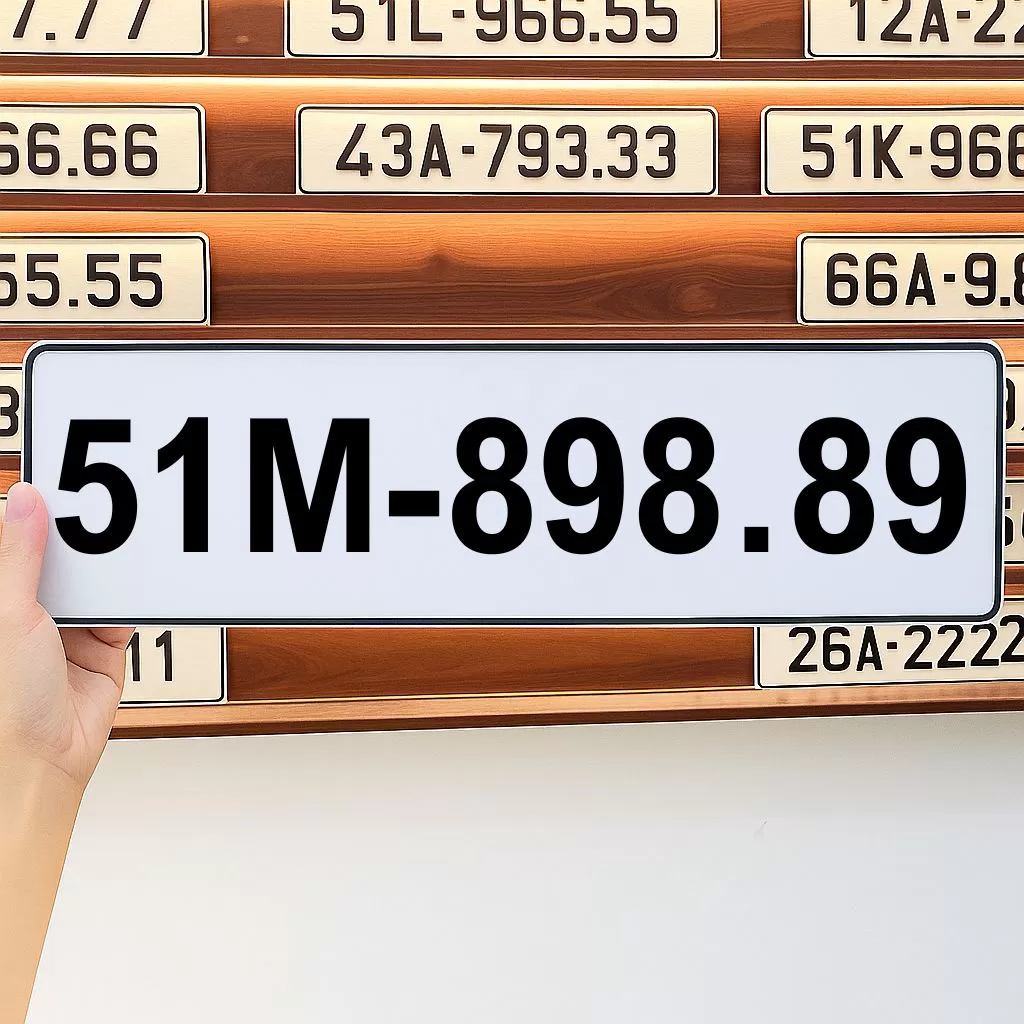 Biển số 51M-898.89