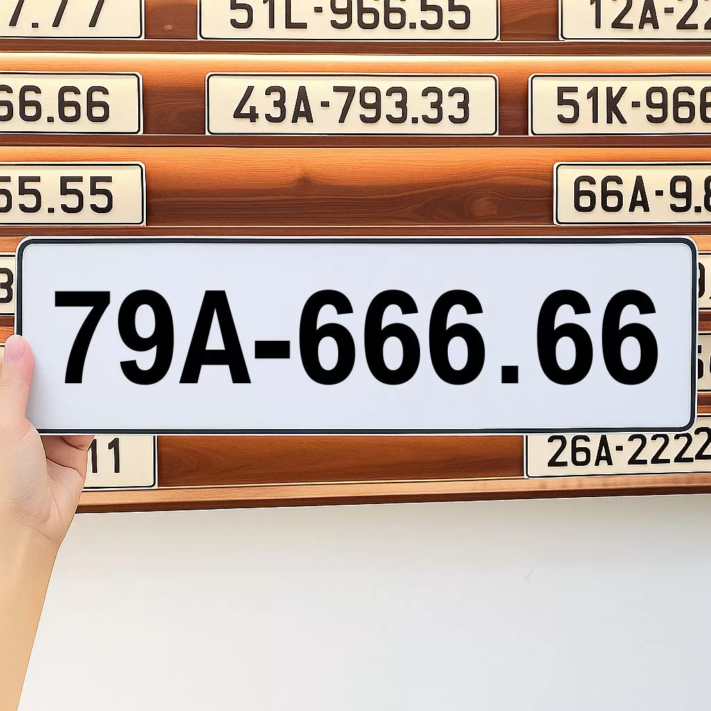 Biển số 79A-666.66