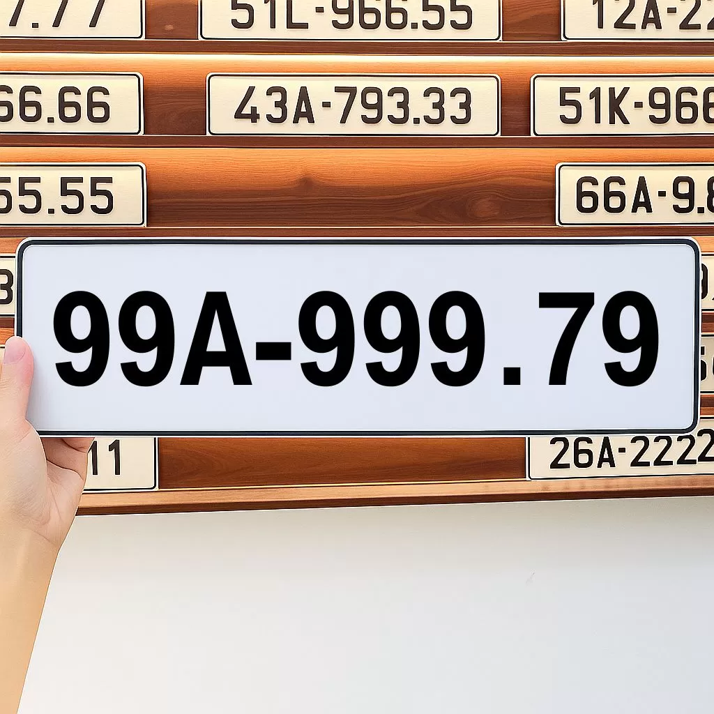 Biển số 99A-999.79