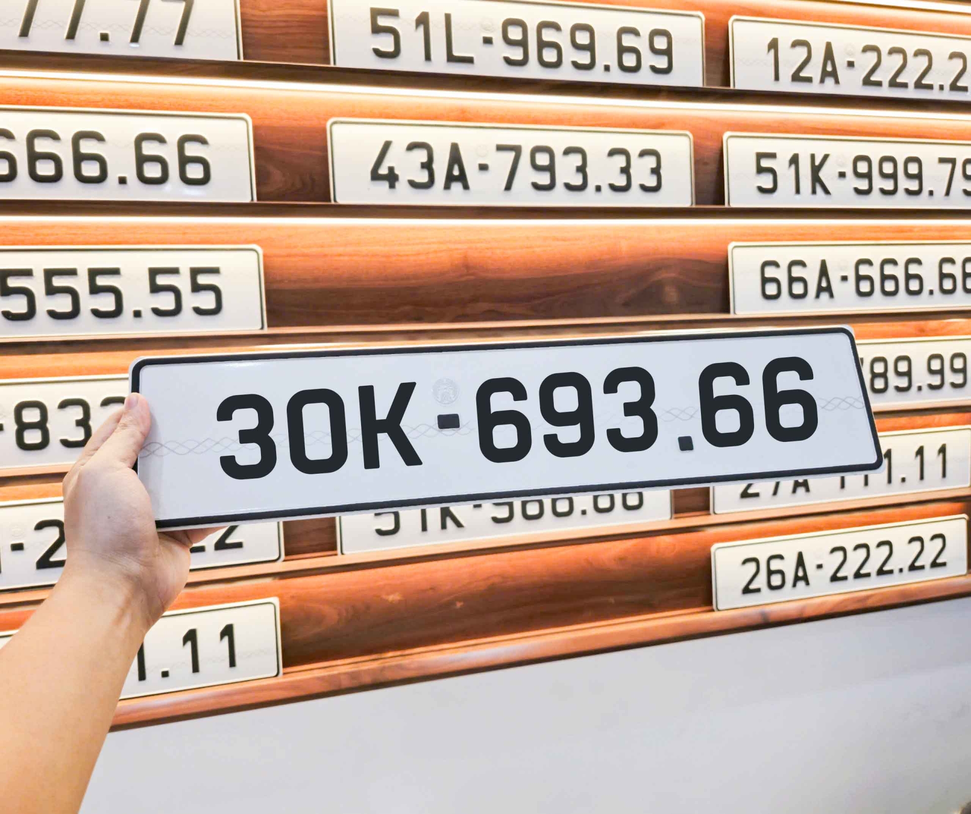Biển số 30K - 693.66 (Giá 95 triệu)