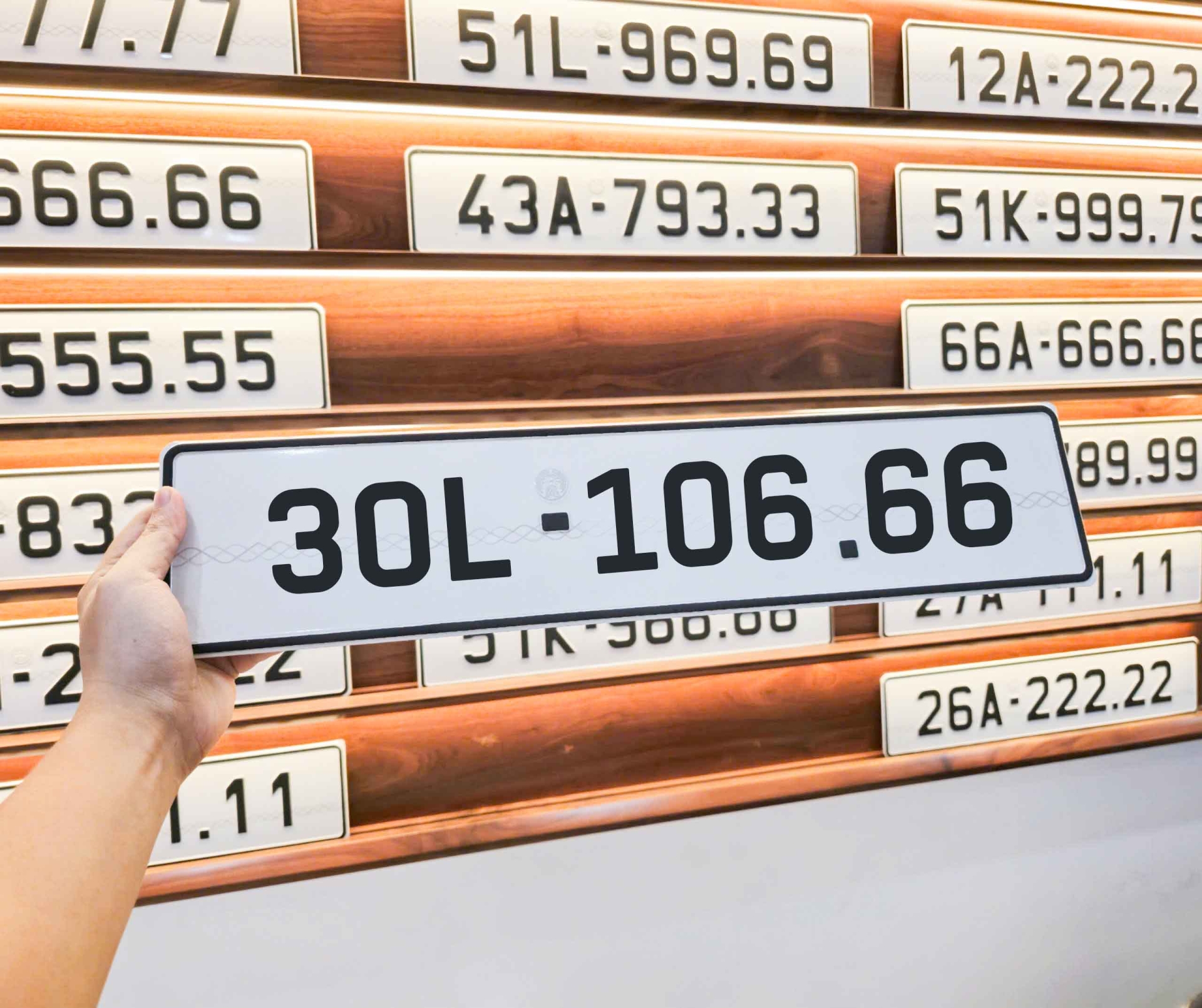 Biển số 30L - 106.66 (Giá 150 triệu)