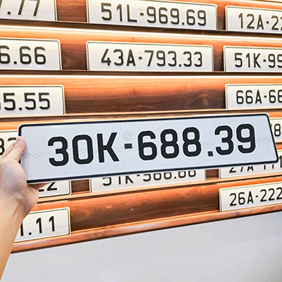 Biển số 30K - 688.39 (Giá 155 triệu)