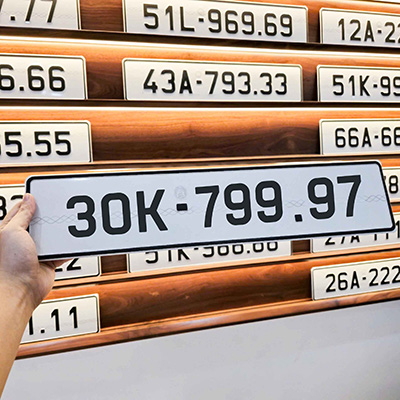 Biển số 30K - 799.97 (Giá 210 triệu)