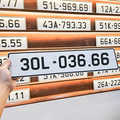 Biển số 30L - 036.66 (Giá 195 triệu)