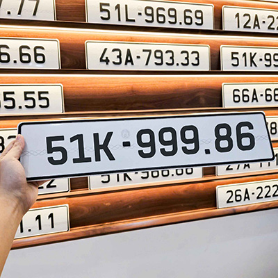 Biển số 51K - 999.86 (Giá 250 triệu)