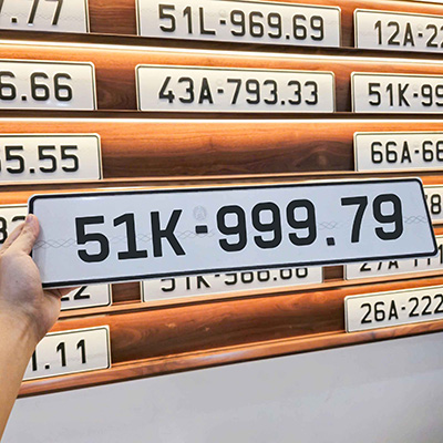 Biển số 51K - 999.79 (Giá 795 triệu)