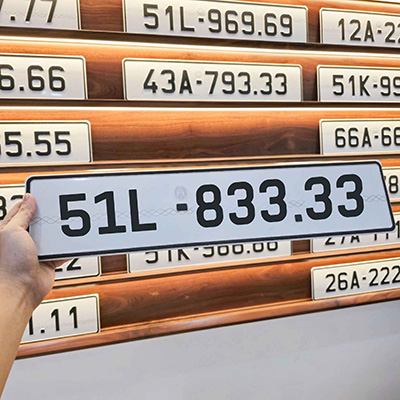 Biển số 51L - 833.33 (Giá 520 triệu)