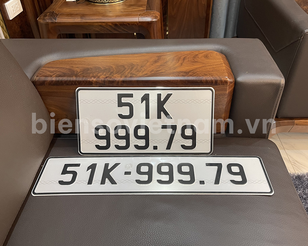 Biển số 51K - 999.79 (Giá 1.x tỷ)