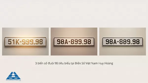 3 biển số xe 98 đẹp