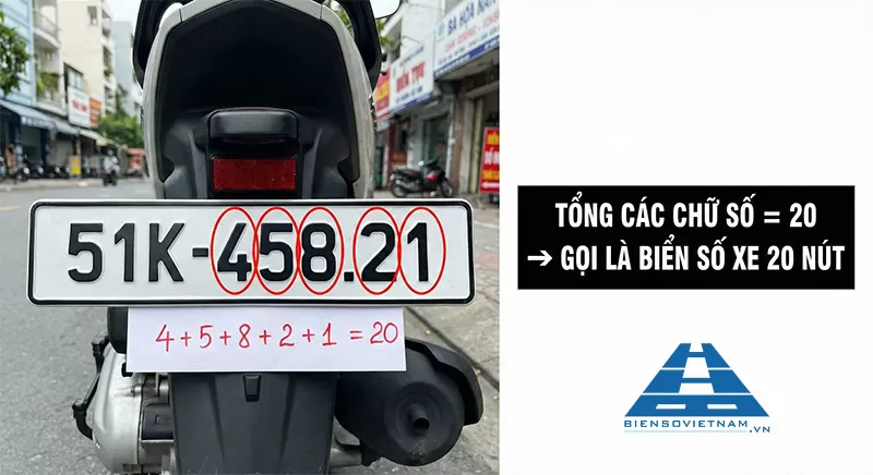biển số xe 20 n&uacute;t l&agrave; g&igrave;