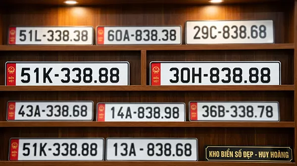 Biển số xe 38 kết hợp với số nào đẹp