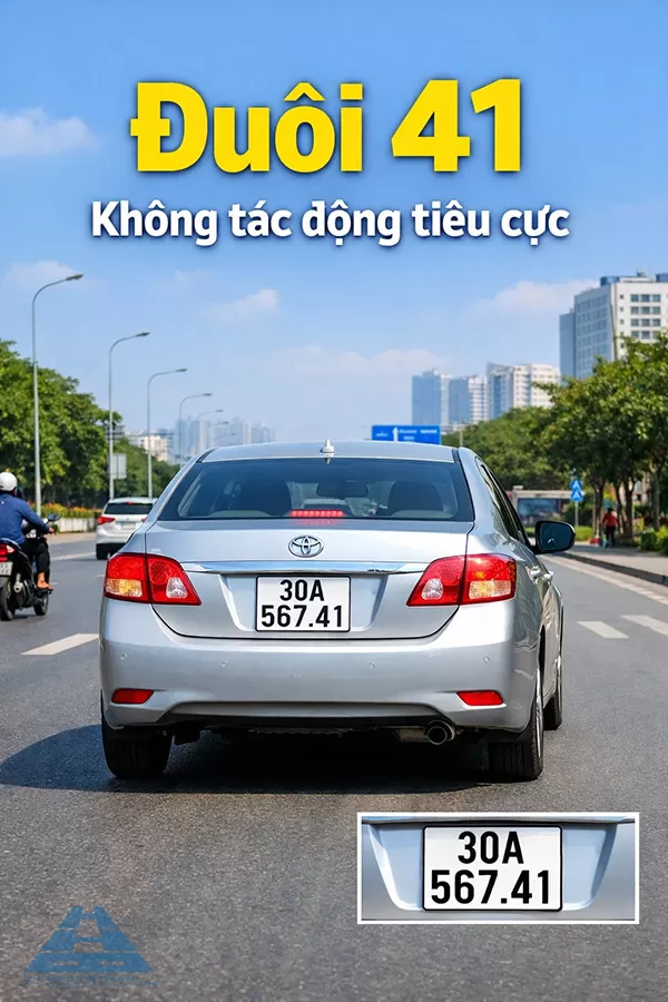 biển số xe 41 c&oacute; ảnh hưởng đến chủ xe kh&ocirc;ng