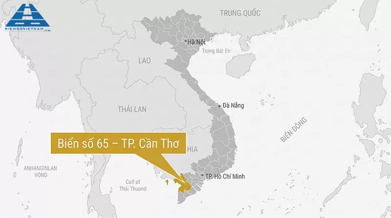 biển số xe 65 của tỉnh n&agrave;o