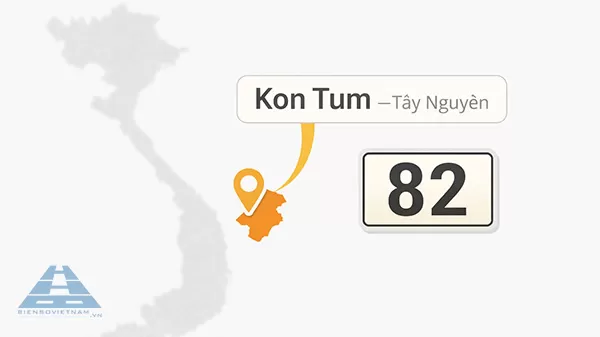 biển số xe 82 là của tỉnh nào