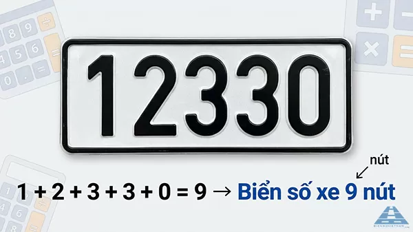 biển số xe 9 n&uacute;t l&agrave; g&igrave;