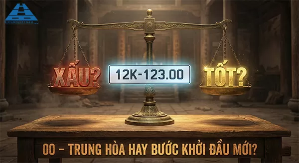 biển số xe đu&ocirc;i 00 tốt hay xấu