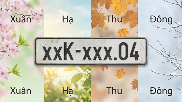 biển số xe đu&ocirc;i 04 dưới g&oacute;c nh&igrave;n phong thuỷ