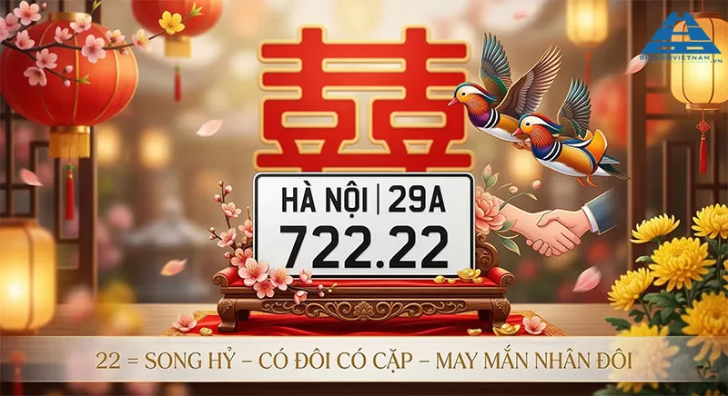 biển số xe đu&ocirc;i 22 c&oacute; &yacute; nghĩa g&igrave; theo d&acirc;n gian