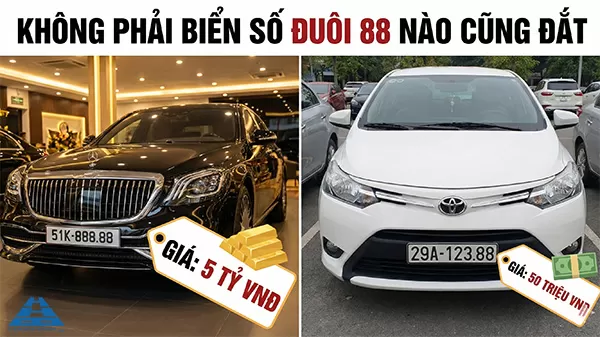 biển số xe đu&ocirc;i 88 c&oacute; đắt kh&ocirc;ng