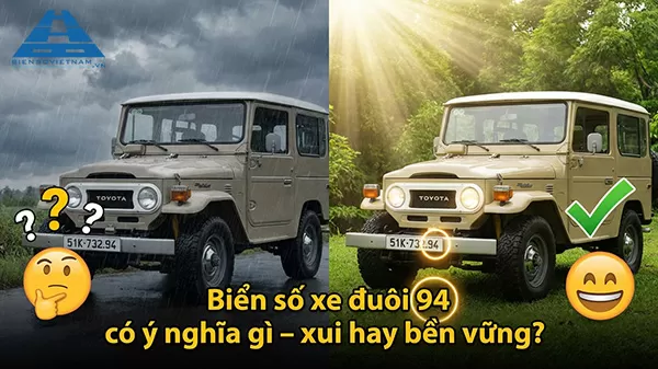 biển số xe đuôi 94 có ý nghĩa gì