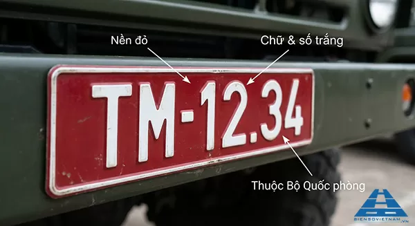 biển số xe m&agrave;u đỏ l&agrave; g&igrave;