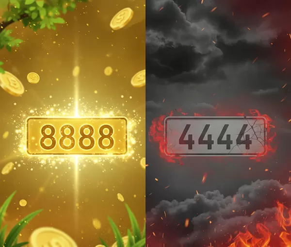 các con số may mắn và xui xẻo trong biển số