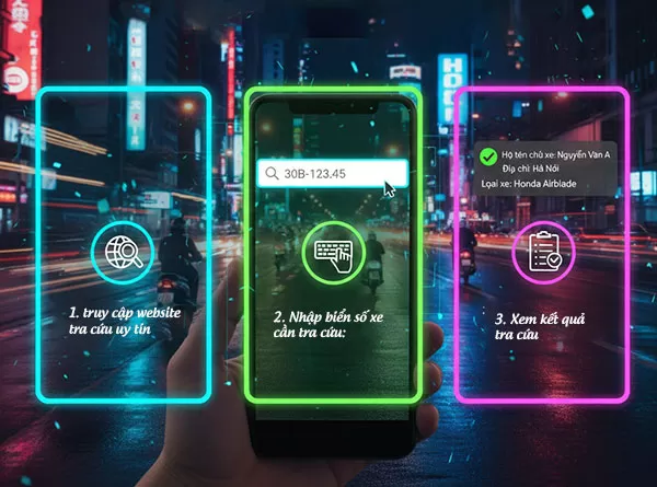 cách tìm tên chủ xe qua biển số xe máy online