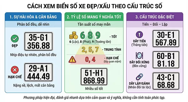 cách xem biển số xe đẹp hay xấu