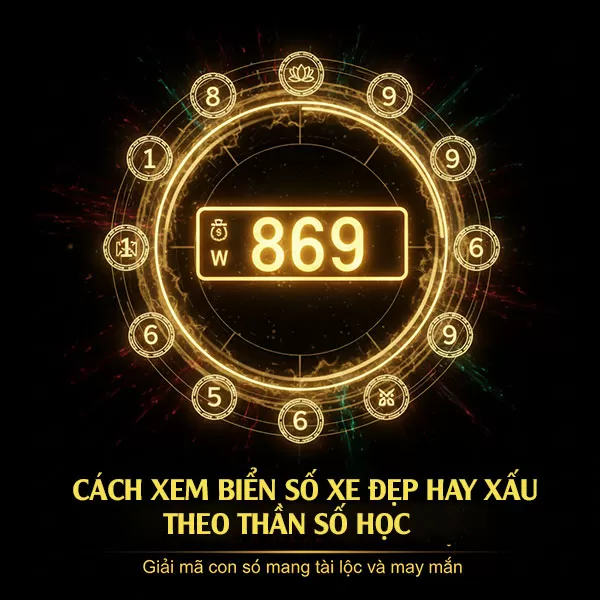 cách xem biển số xe đẹp hay xấu theo thần số học