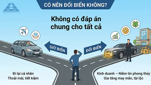 c&oacute; n&ecirc;n đổi biển số xe 7 n&uacute;t kh&ocirc;ng