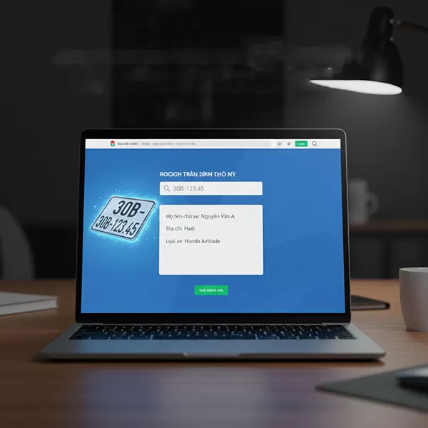 giới thiệu dịch vụ tìm tên chủ xe qua biển số xe máy online