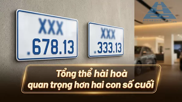 khi n&agrave;o biển số xe đu&ocirc;i 13 được xem l&agrave; đẹp