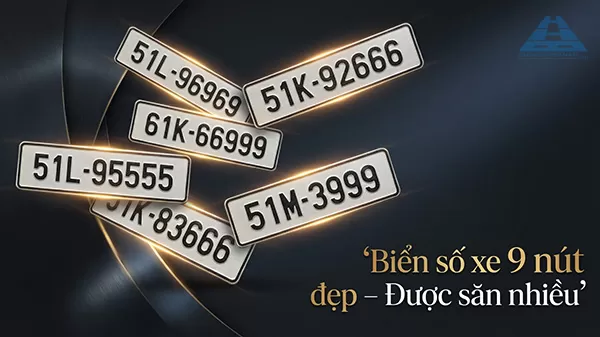 những biển số xe 9 n&uacute;t đẹp