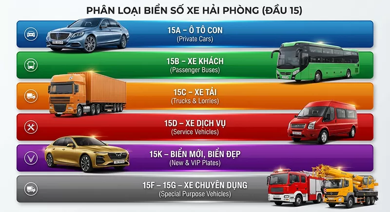 danh s&aacute;ch biển số xe hải ph&ograve;ng theo từng quận huyện