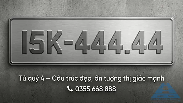 các biển số xe tứ quý 4