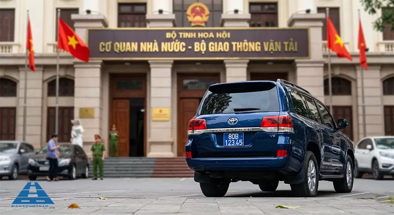 &yacute; nghĩa biển số xe m&agrave;u xanh