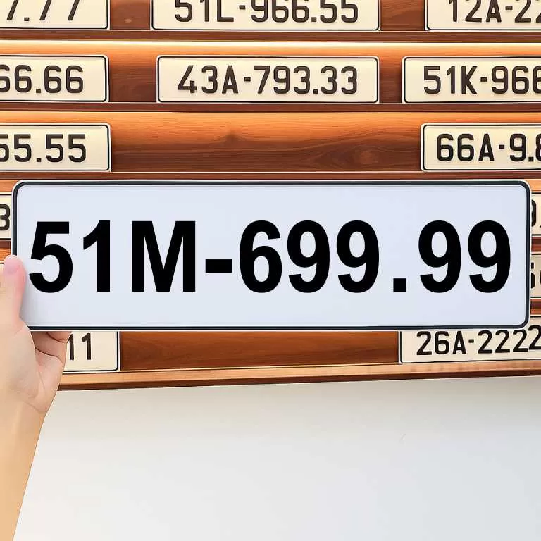 Biển số 51M-699.99