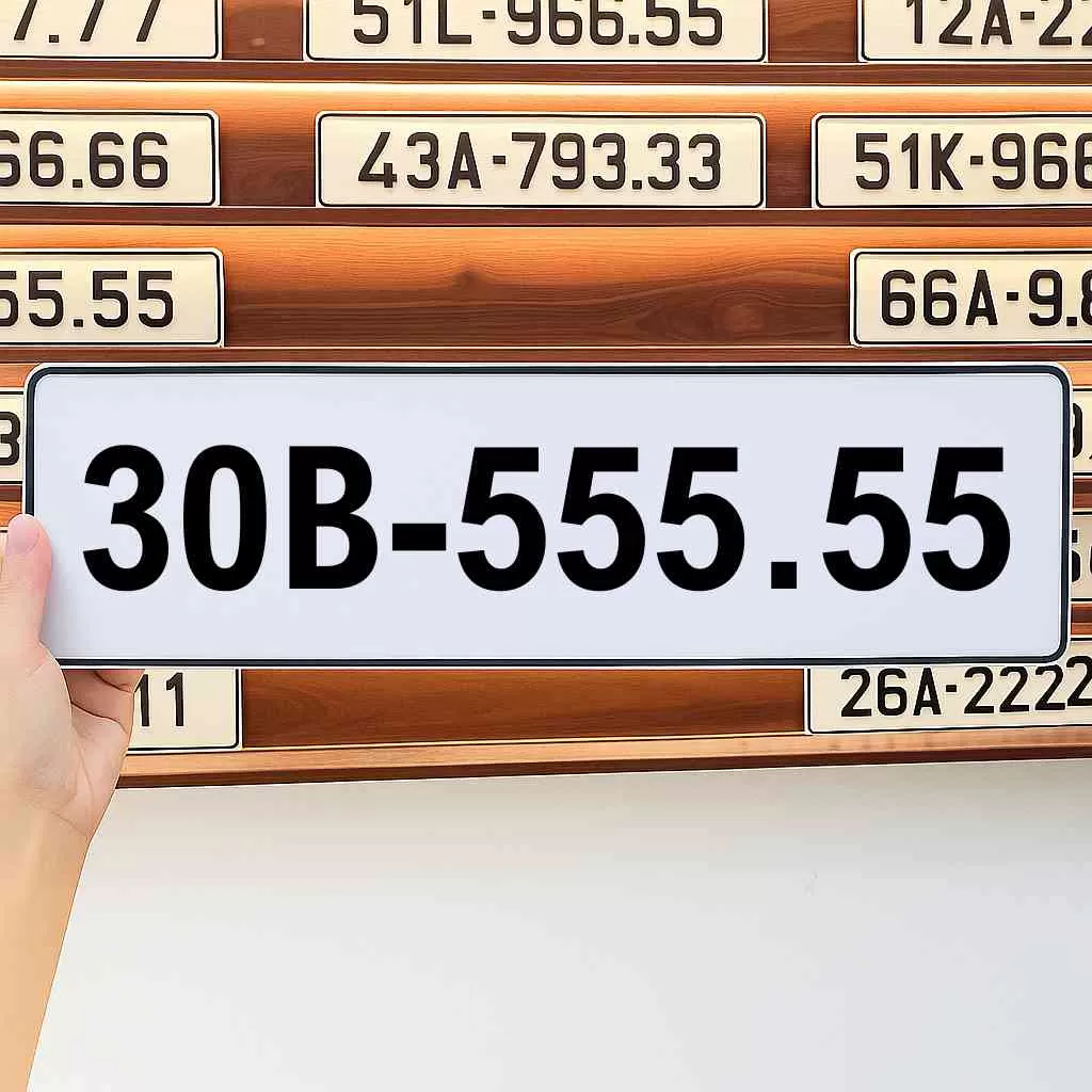 Biển số 30B-555.55