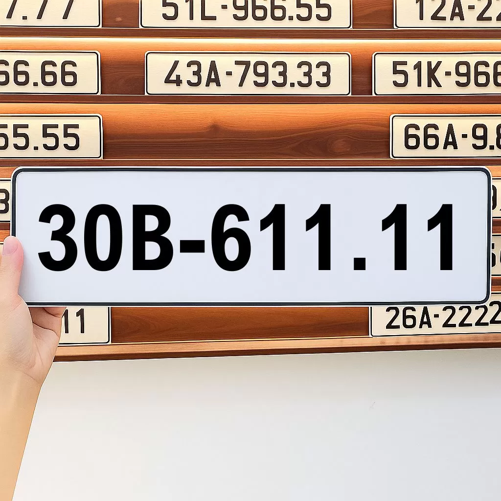 Biển số 30B-611.11