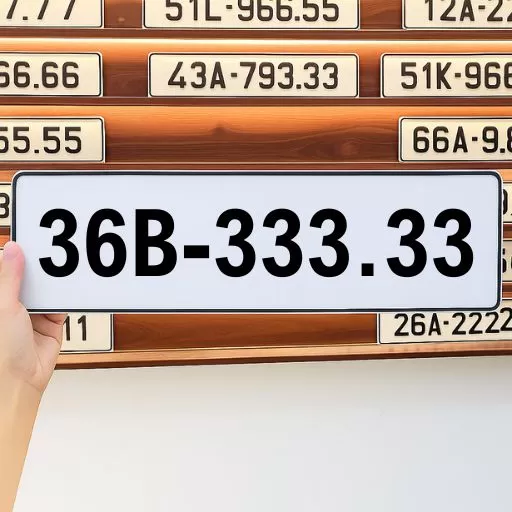 Biển số 36B-333.33
