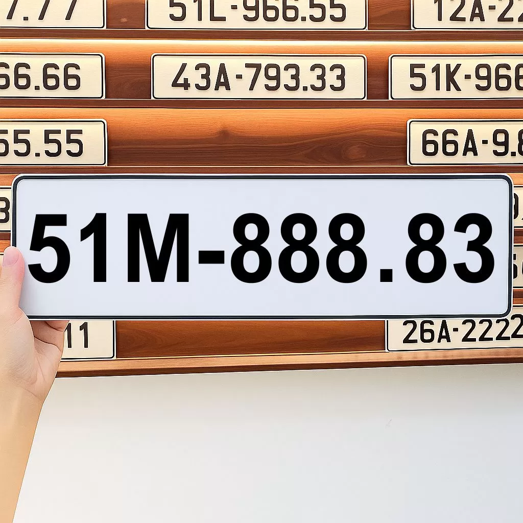 Biển số 51M-888.83
