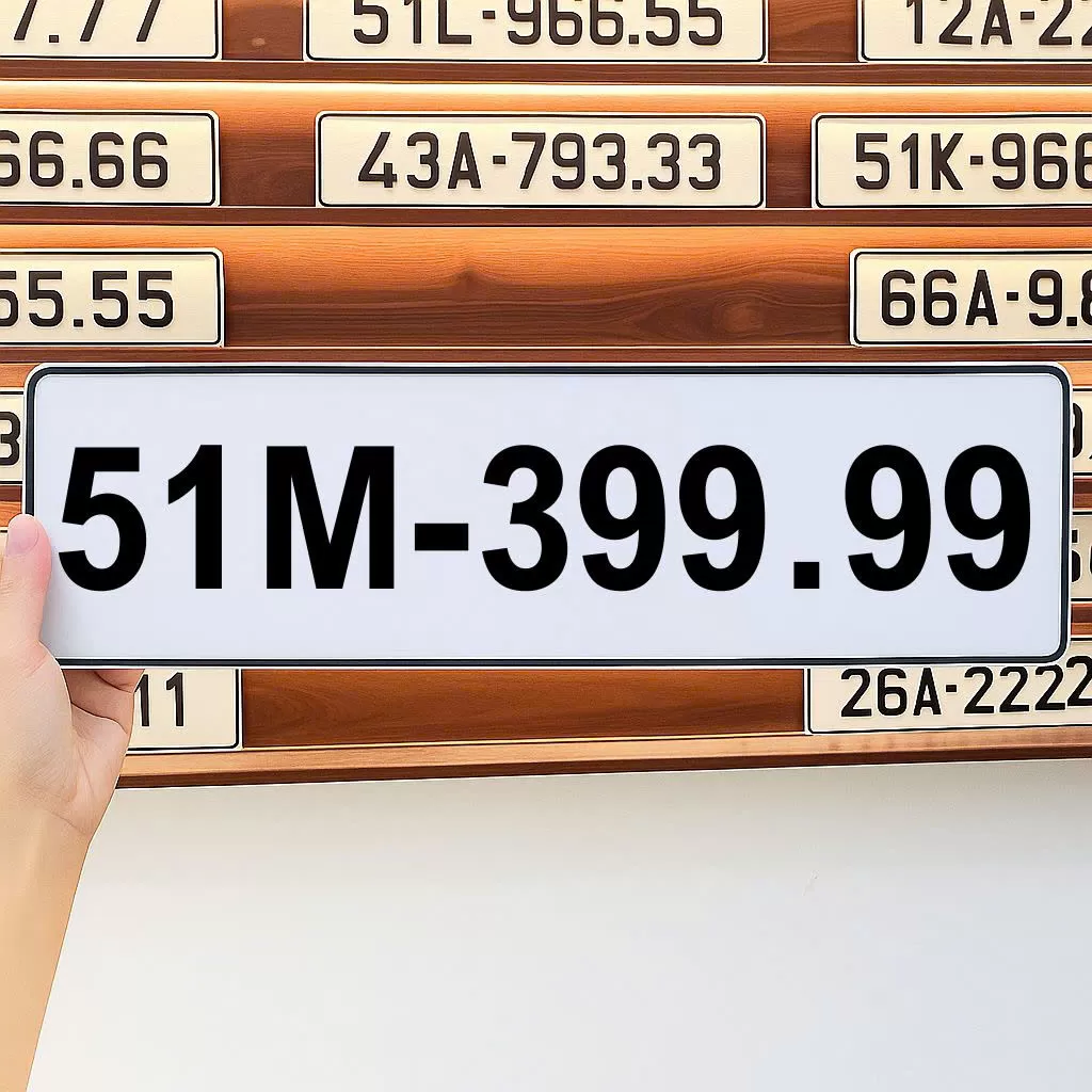 BIển số 51M-399.99 (Giá 1,5 tỷ)
