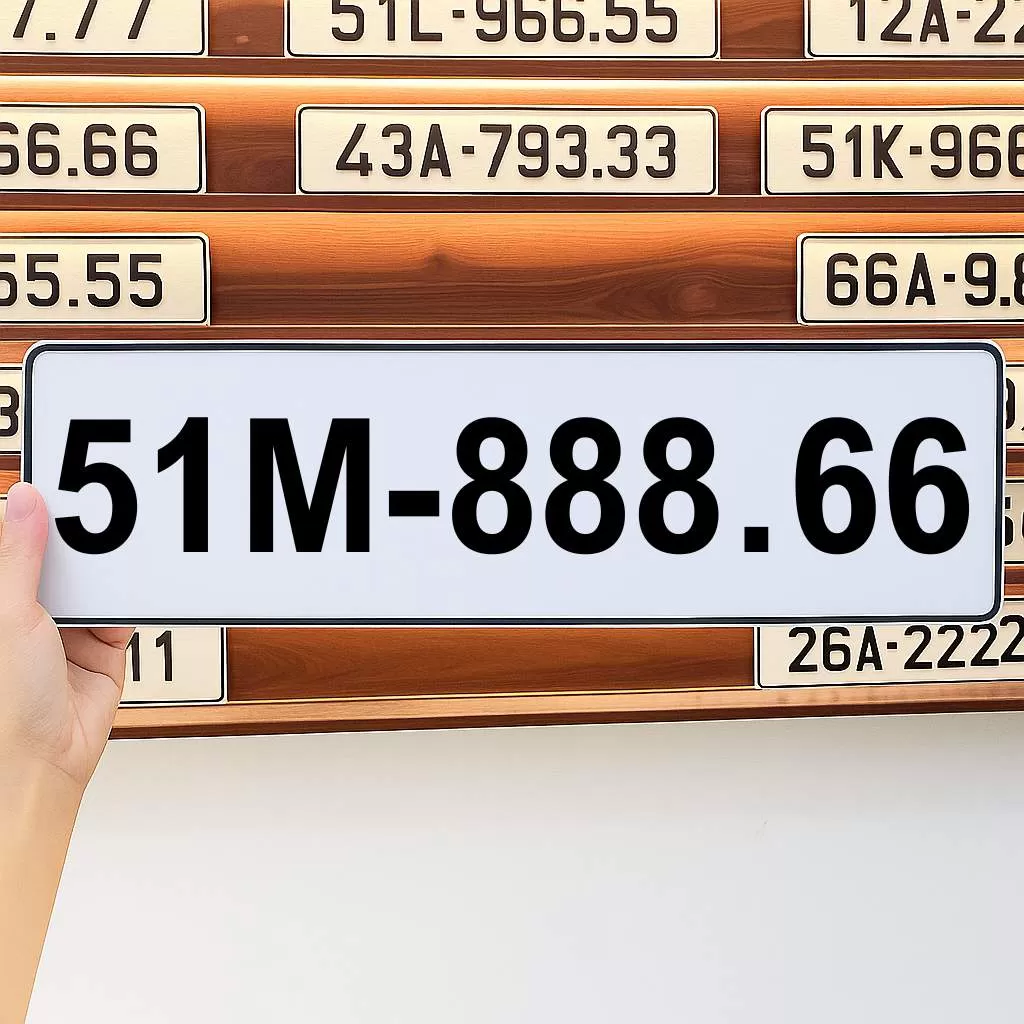 Biển số 51M-888.66