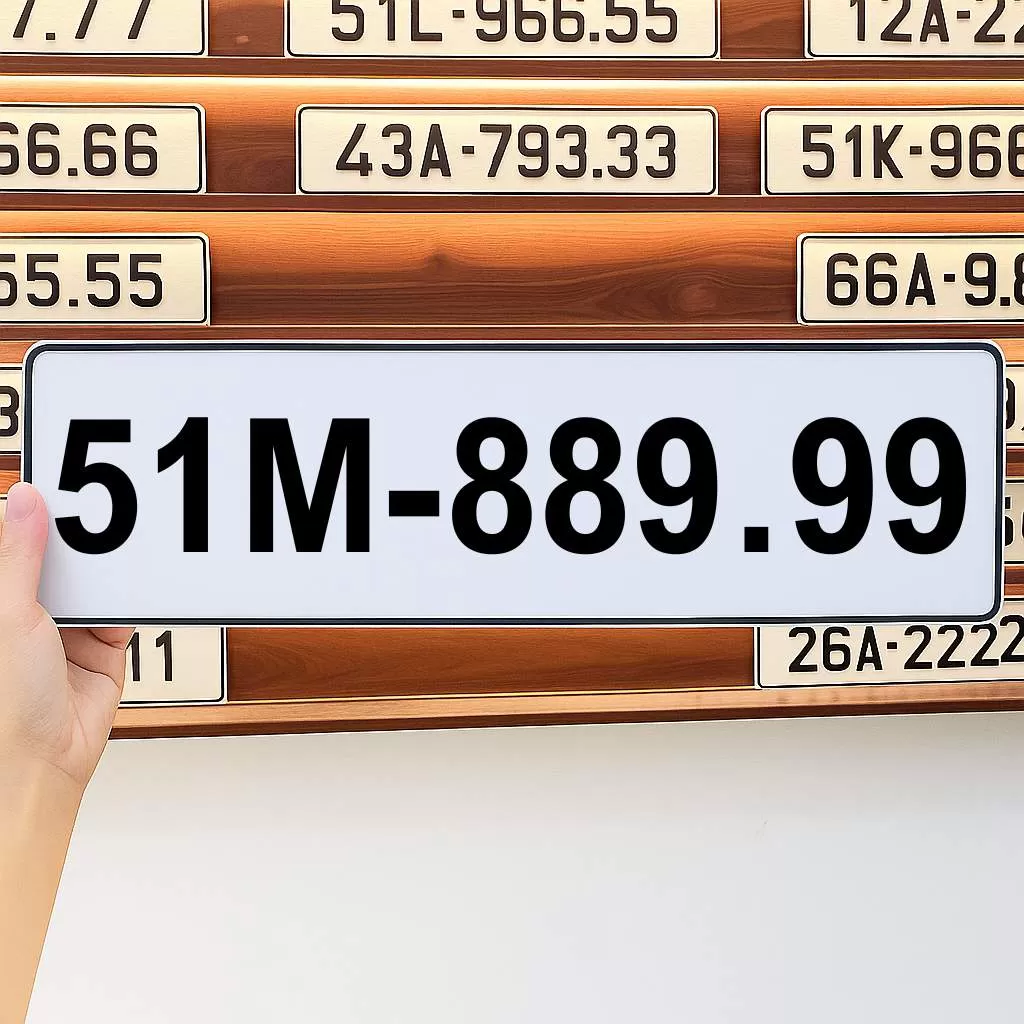 Biển số 51M-889.99
