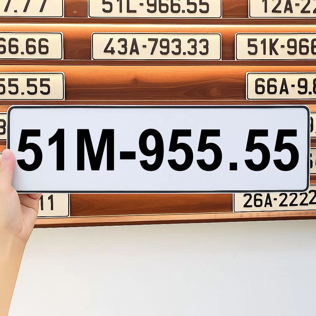 Biển số 51M-955.55