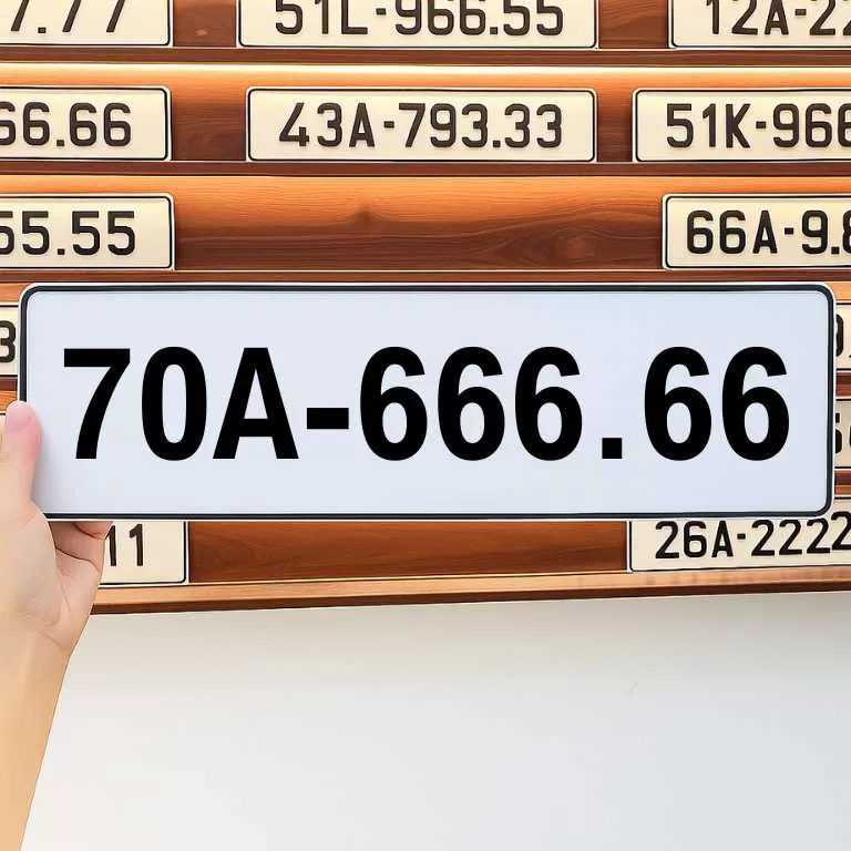 Biển số 70A-666.66