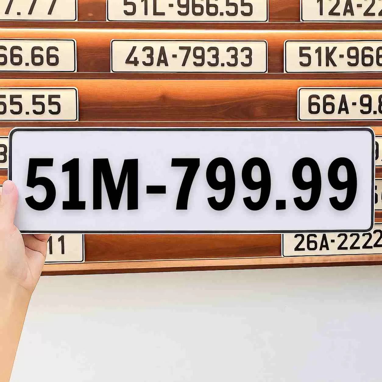 Biển số 51M-799.99